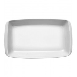 Forma 38,5cm Comprimento Por 21,5cm 2,3 Litros Refratário Funda Porcelana Germer